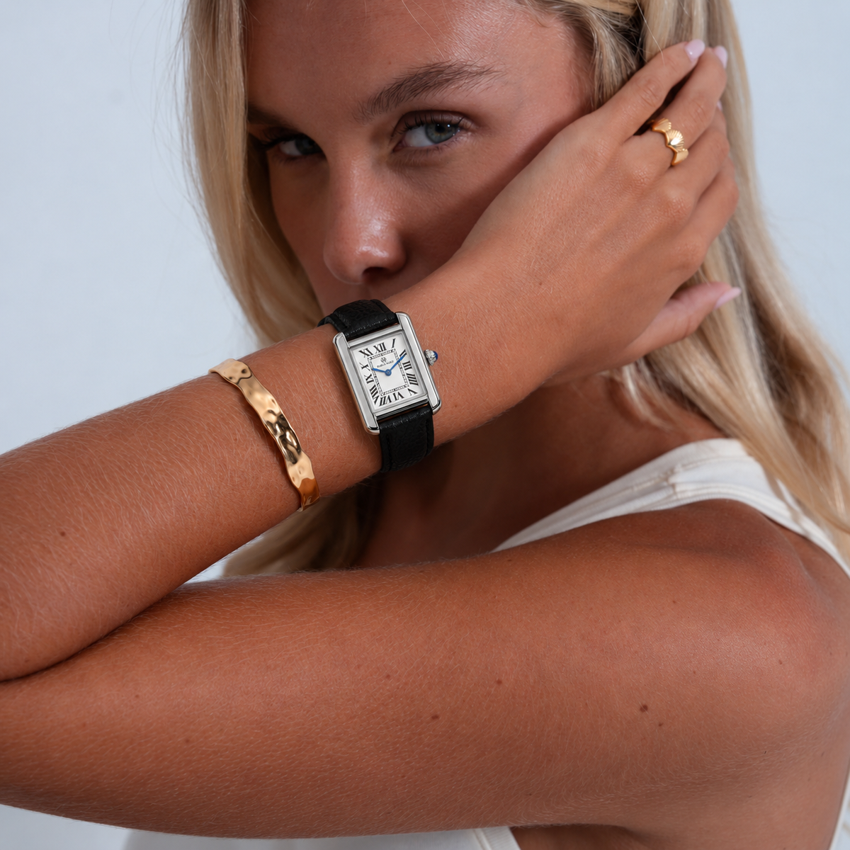 Houston Grace 24mm · Black Steel